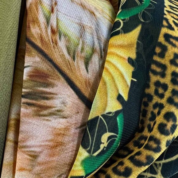 Egyptian Dream Catcher Tribal Wedding Shawl, Chiffon Oversized Square Scarf - Picture 13 of 13